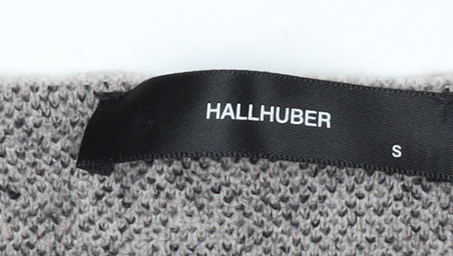 Hallhuber Women's Multicoloured Wool Geometric Pullover Jumper Size S