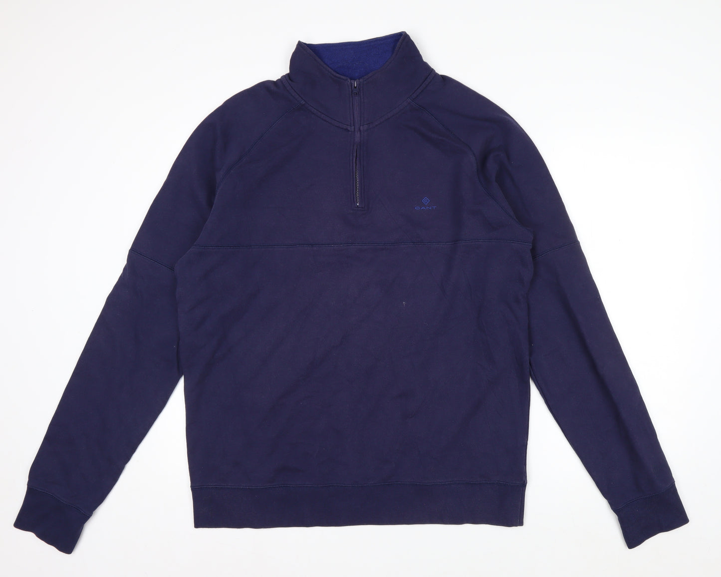 GANT Men's Blue 2XL Tech Prep 1/4 Zip Pullover Sweatshirt