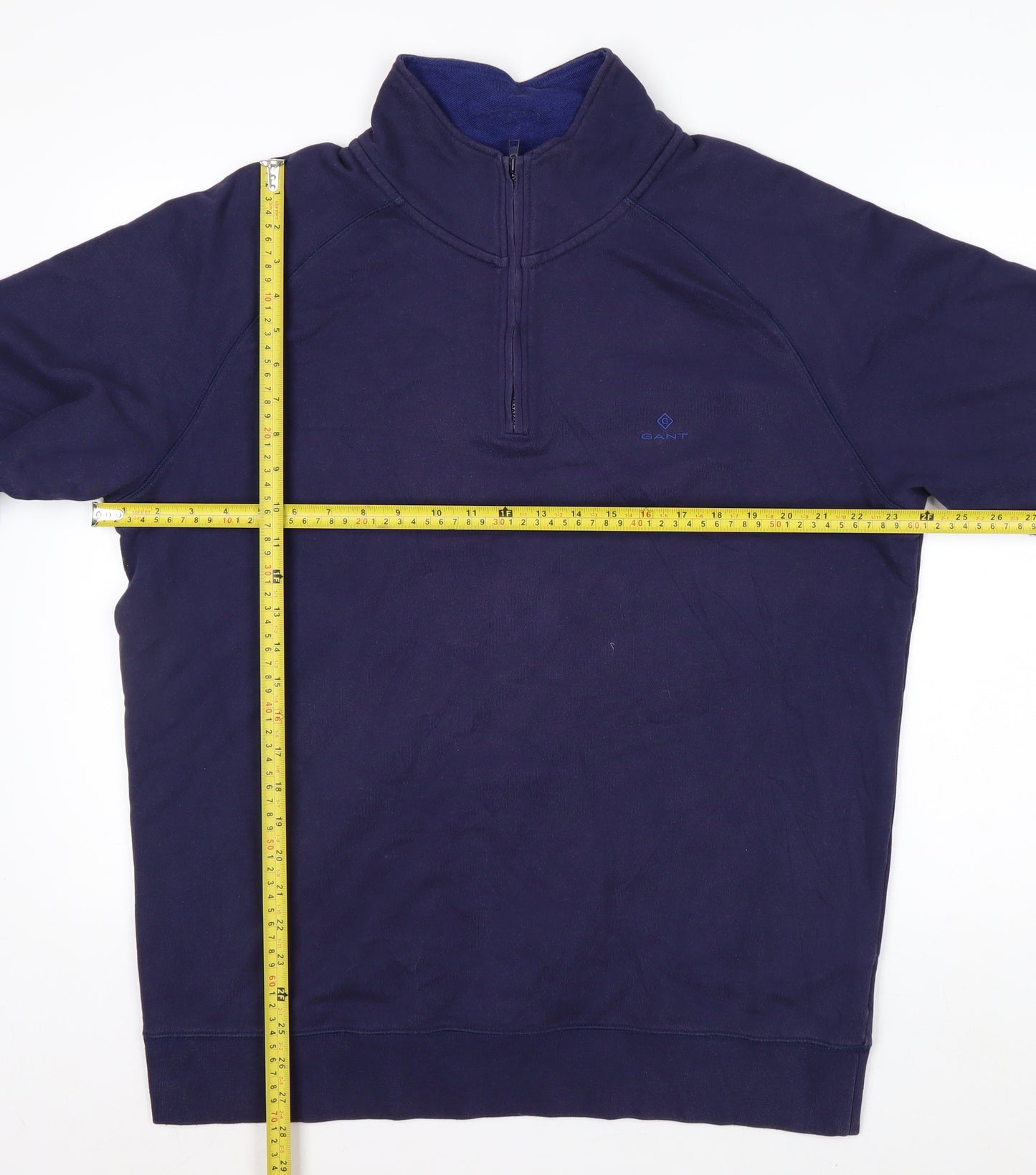 GANT Men's Blue 2XL Tech Prep 1/4 Zip Pullover Sweatshirt