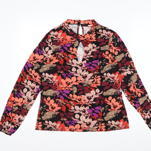 Joe Browns Womens Multicoloured Floral Long Sleeve Tunic Blouse UK 10