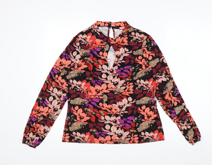 Joe Browns Womens Multicoloured Floral Long Sleeve Tunic Blouse UK 10