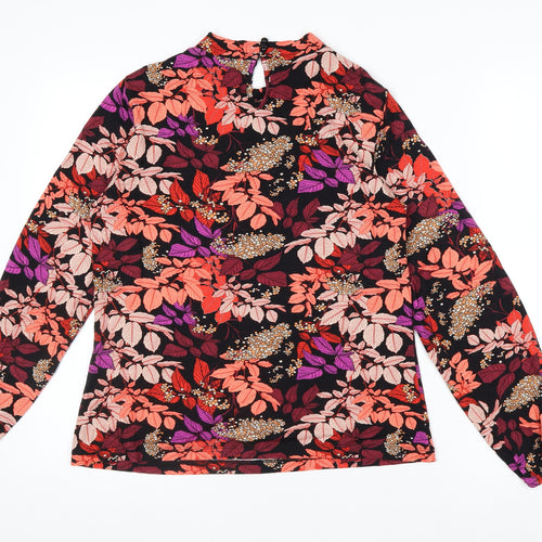 Joe Browns Womens Multicoloured Floral Long Sleeve Tunic Blouse UK 10