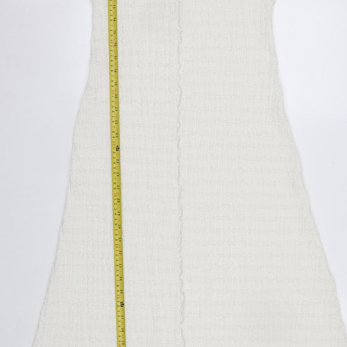 Marks and Spencer Women’s White Tall Size 10 Bodycon Midi Dress