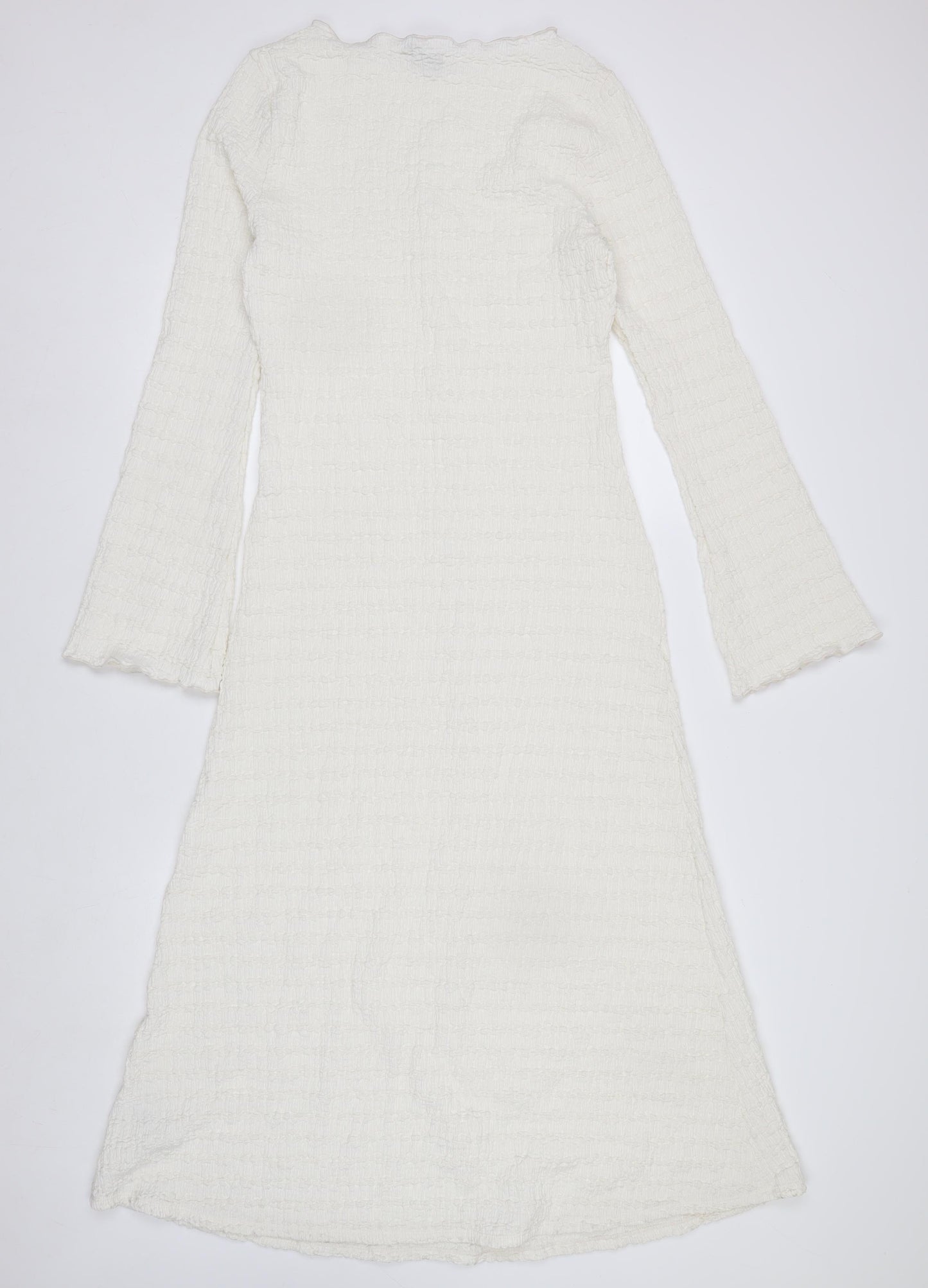Marks and Spencer Women’s White Tall Size 10 Bodycon Midi Dress