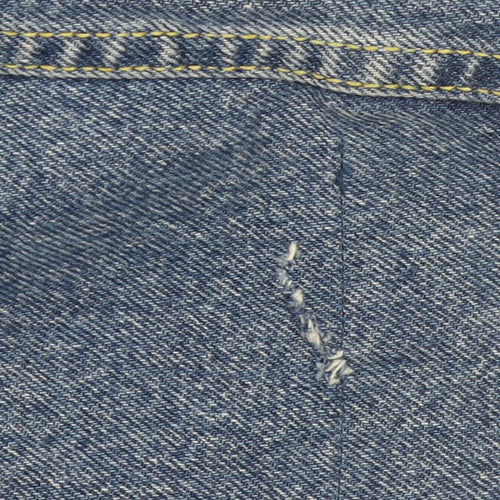 Lee Men's Blue Denim Straight Jeans 44x34 Big & Tall Retro Cotton