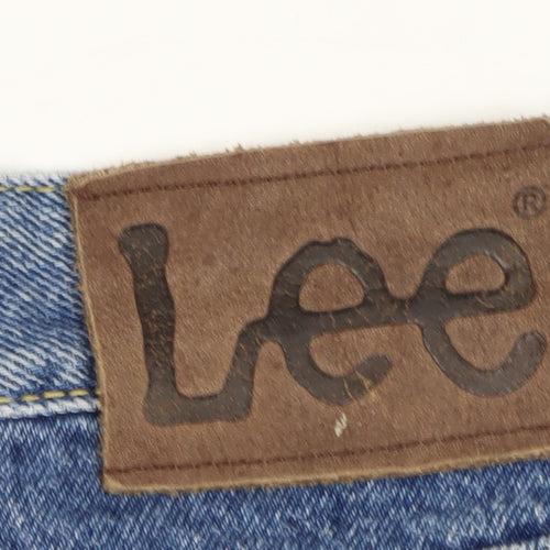Lee Men's Blue Denim Straight Jeans 44x34 Big & Tall Retro Cotton