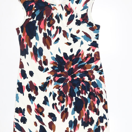 Wallis Petite Multicoloured Sheath Dress Women's Size 12