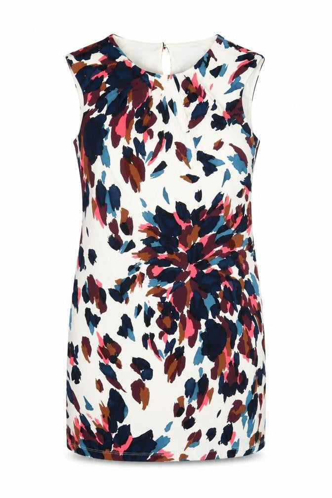 Wallis Petite Multicoloured Sheath Dress Women's Size 12