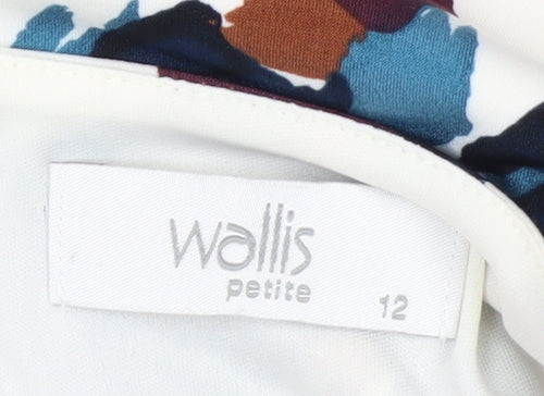 Wallis Petite Multicoloured Sheath Dress Women's Size 12