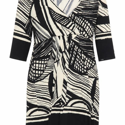 Phase Eight Women’s Black Geometric Bodycon Dress Size 14