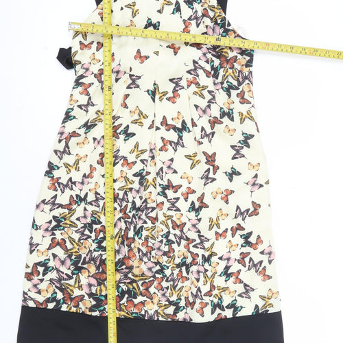 Ted Baker Women’s Multicoloured Butterfly Sheath Dress UK 8