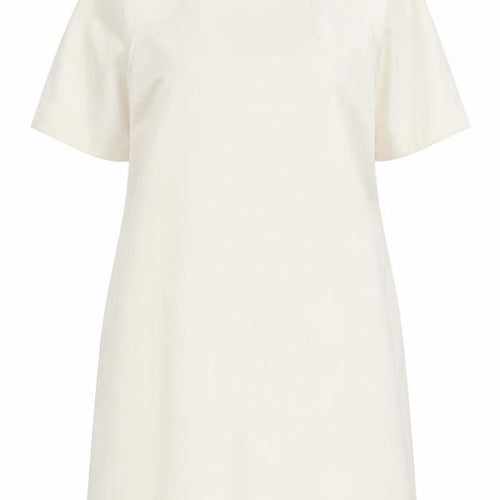 Marks and Spencer Women’s Ivory Shift Dress Size 8 Bow Detail