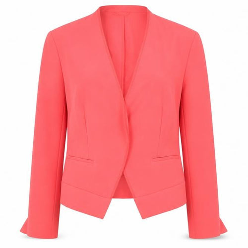 Next Women's Pink Crepe Blazer Jacket Size 12 Regular Fit