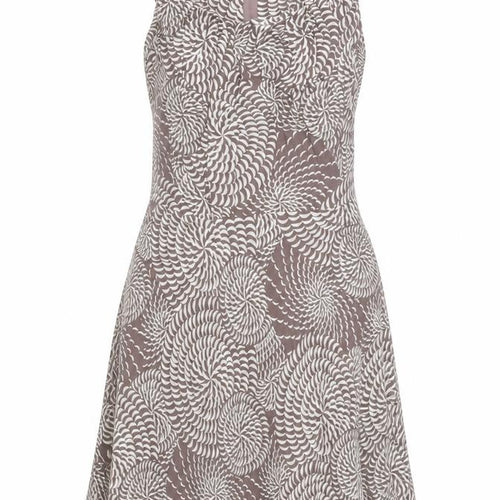 Debenhams Collection Women Brown Geometric A-Line Sleeveless Dress Size 10