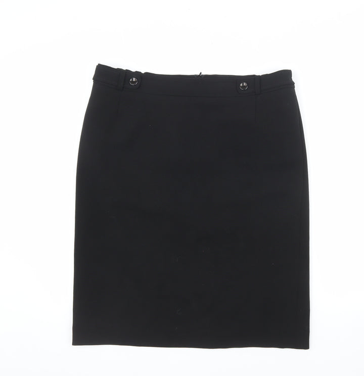 Eastex Women's Black Size 16 Knee Length Pencil Skirt