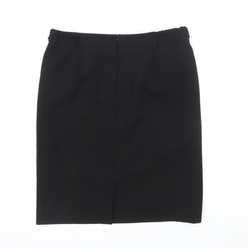 Eastex Women's Black Size 16 Knee Length Pencil Skirt