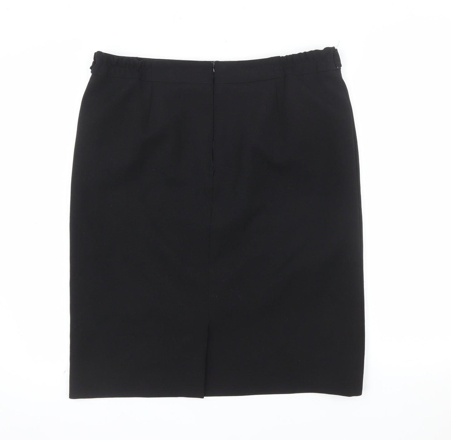 Eastex Women's Black Size 16 Knee Length Pencil Skirt