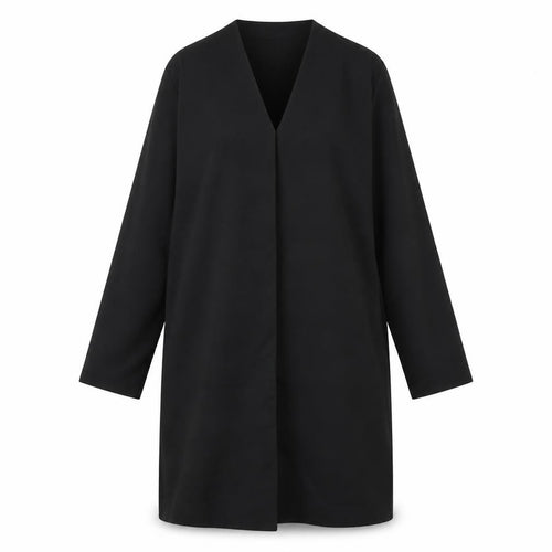 COS Women Black Shift Dress Size 8 Long Sleeve Knee Length