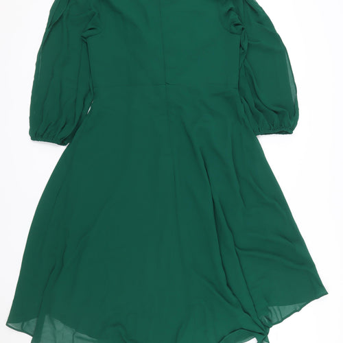 Ever Pretty Women's Green Size 12 Fit & Flare Embroidered Party Dress