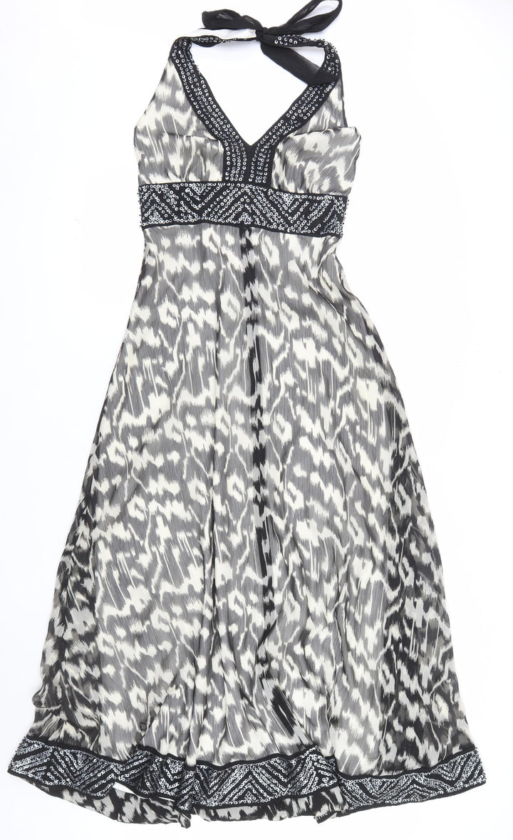 Special Edition Women's Black Sequin Halter Dress Size 8