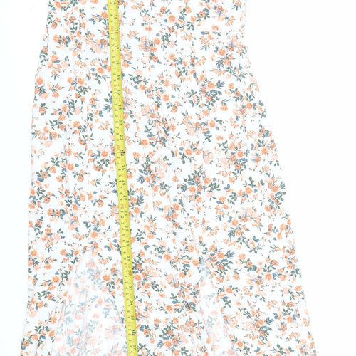 Miss Selfridge Women's Floral Wrap Midi Dress Size 6 Multicoloured