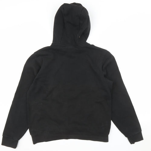 Lacoste Sport Men’s Black Pullover Hoodie M Regular Fit Cotton Blend