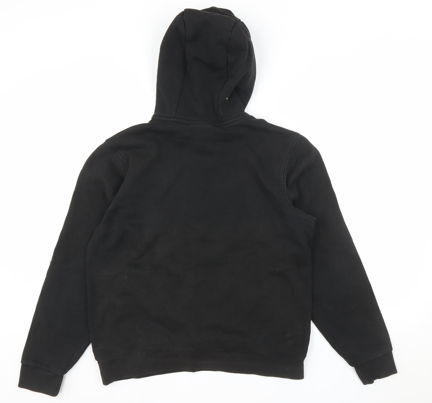 Lacoste Sport Men’s Black Pullover Hoodie M Regular Fit Cotton Blend