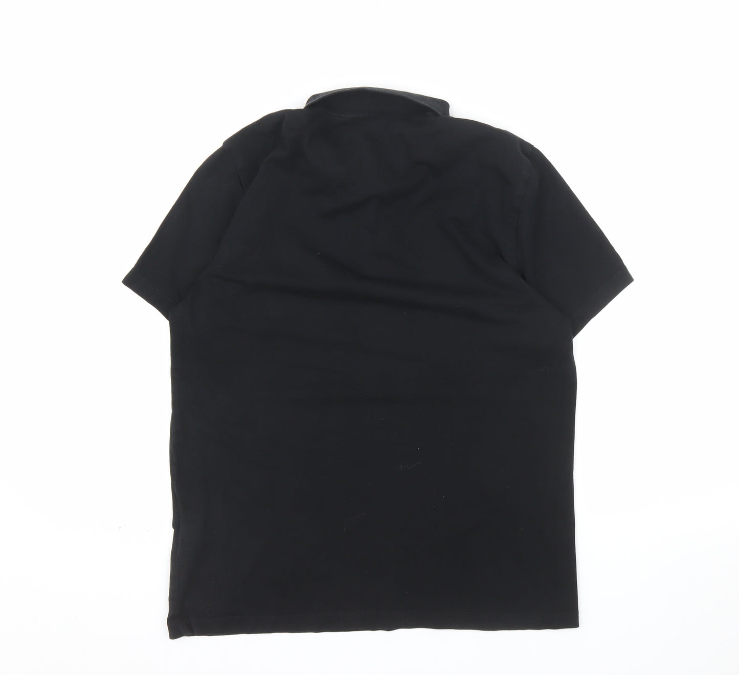 ASOS Men's Black Regular Fit Short Sleeve Polo Shirt Size M