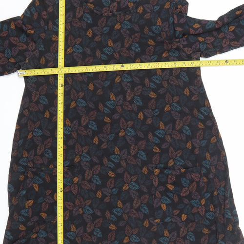 Seasalt Cornwall Women’s Multicoloured Leaf Shift Dress Size 14