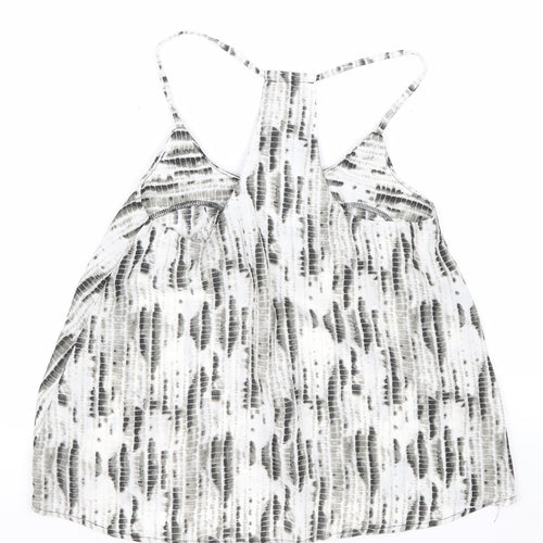 Boohoo Petite Women's Black Halter Beaded Camisole Top UK 10