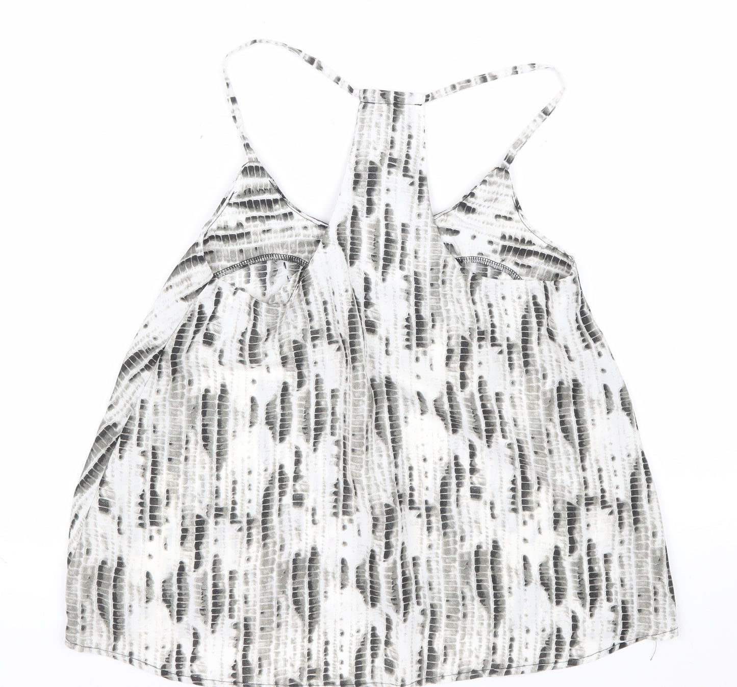 Boohoo Petite Women's Black Halter Beaded Camisole Top UK 10