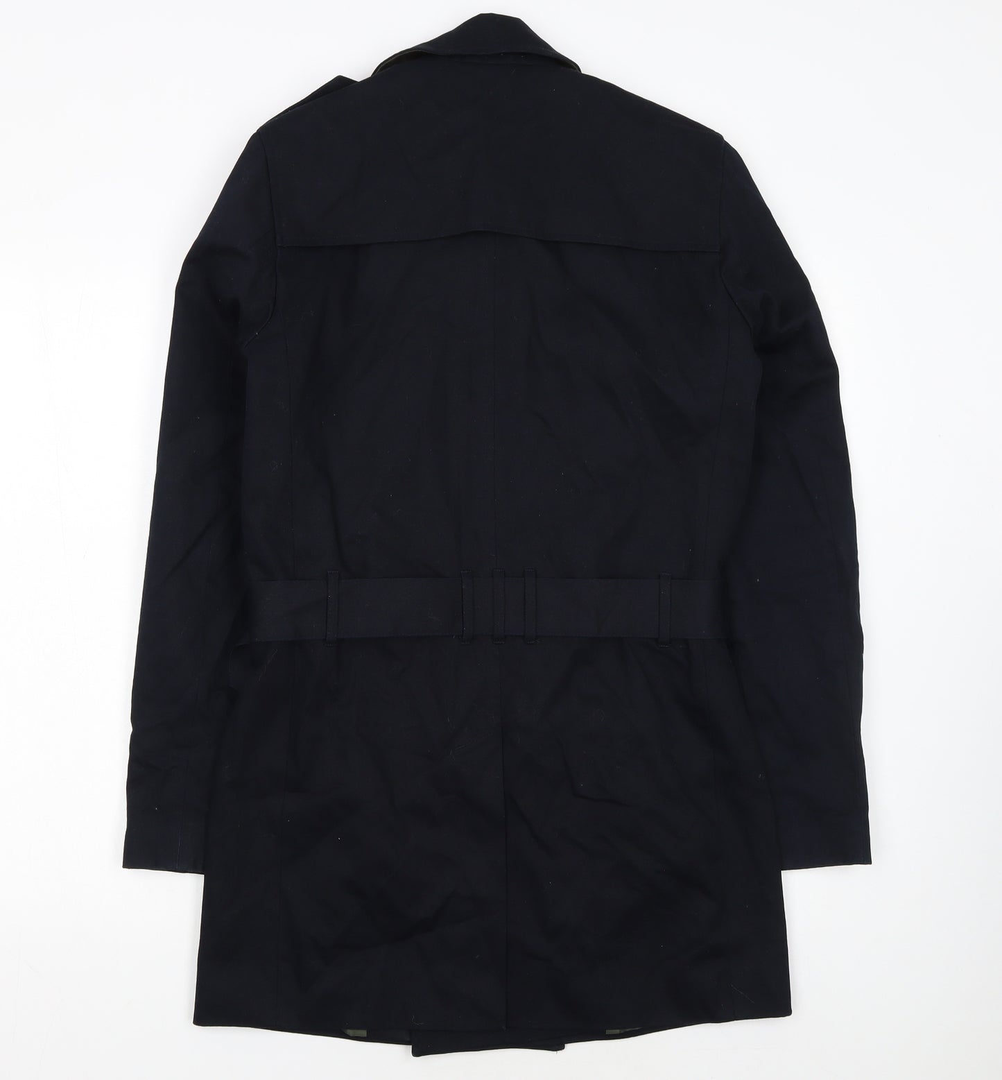 River Island Women's Black XS Classic Belted Trench Coat