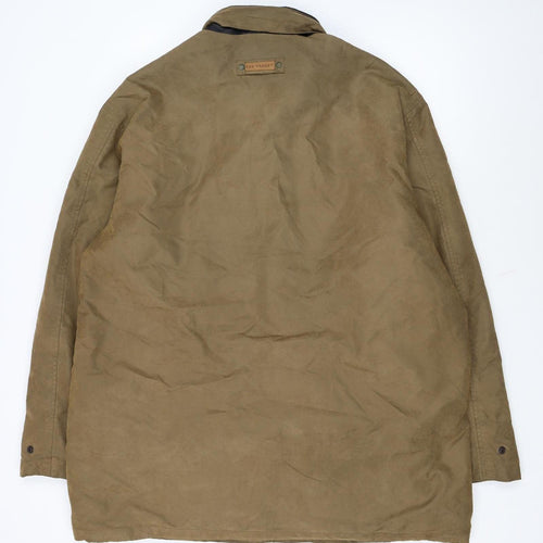 Lee Valley Men’s Brown XL Waxed Parka Jacket Waterproof Outdoor Coat