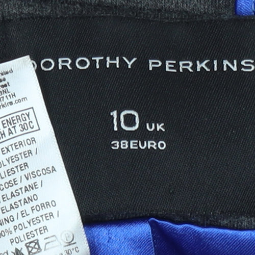 Dorothy Perkins Women's Grey Blazer Jacket Size 10 Regular Fit