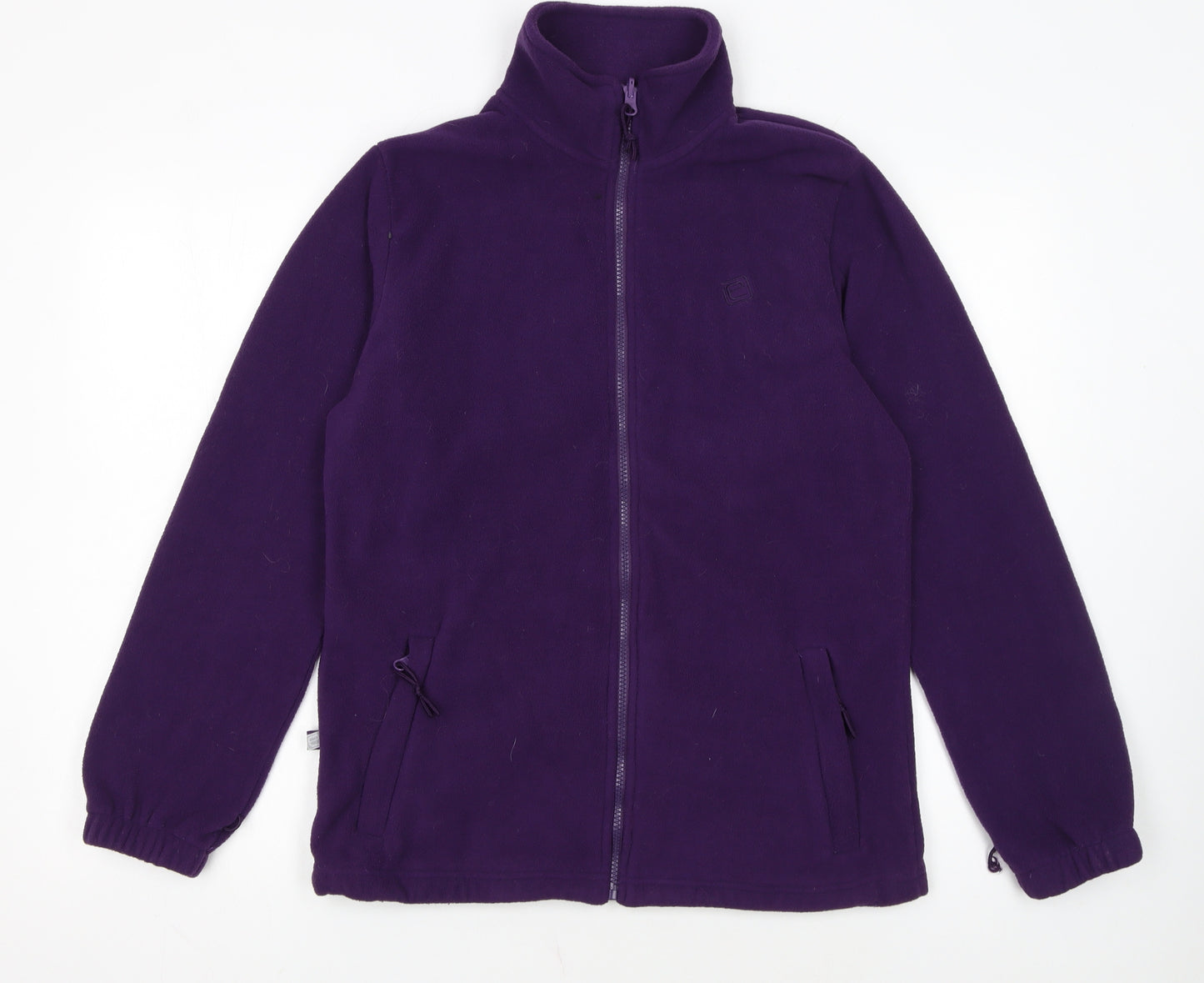 Mountain Essentials Women's Purple Fleece Full Zip Jacket UK 12