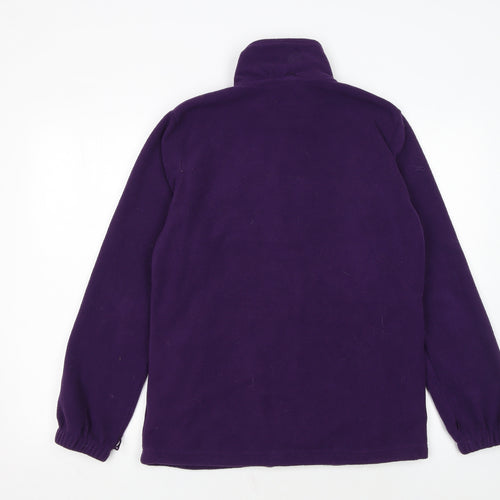 Mountain Essentials Women's Purple Fleece Full Zip Jacket UK 12