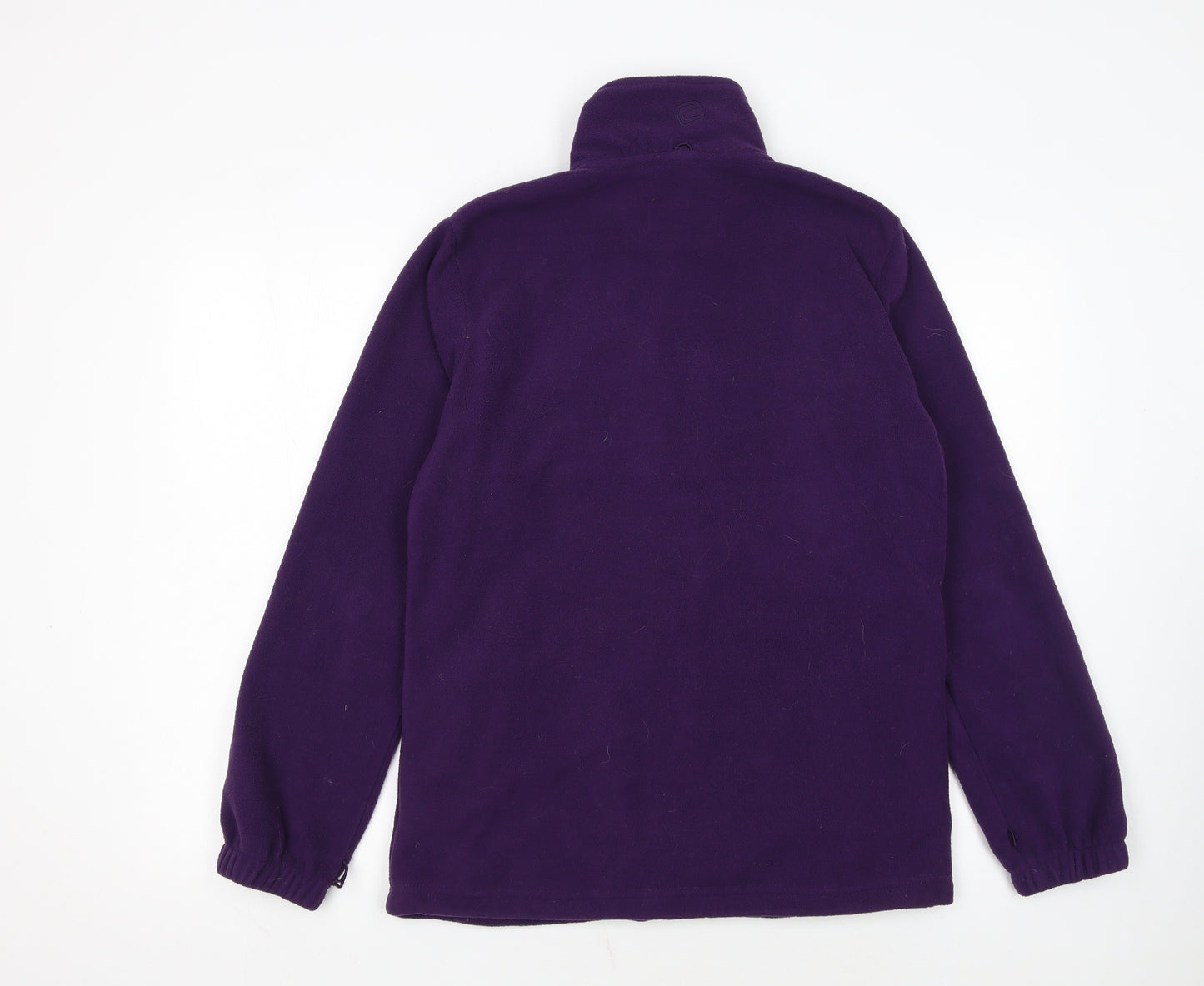 Mountain Essentials Women's Purple Fleece Full Zip Jacket UK 12