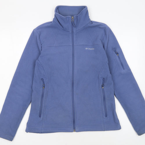 Columbia Men's Blue Fleece Full Zip Jacket Size M Outdoor Hiking