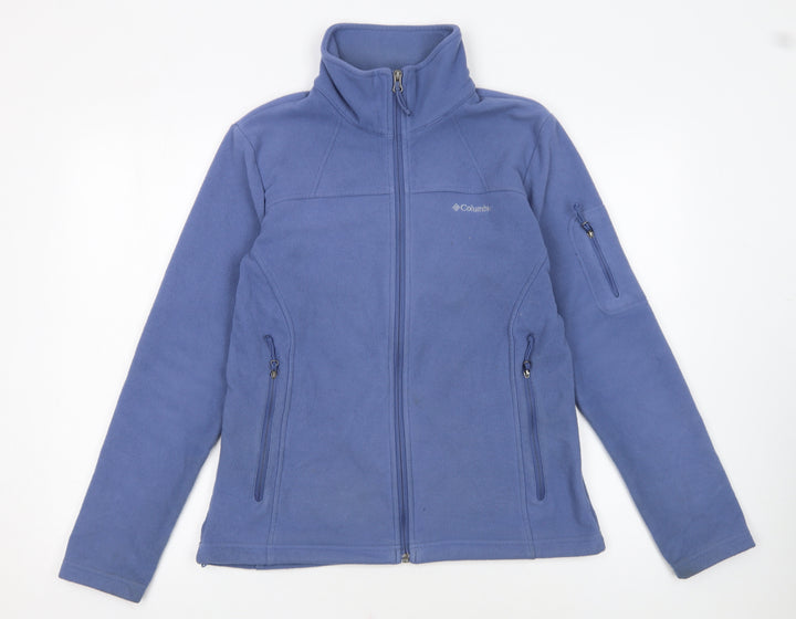Columbia Men's Blue Fleece Full Zip Jacket Size M Outdoor Hiking