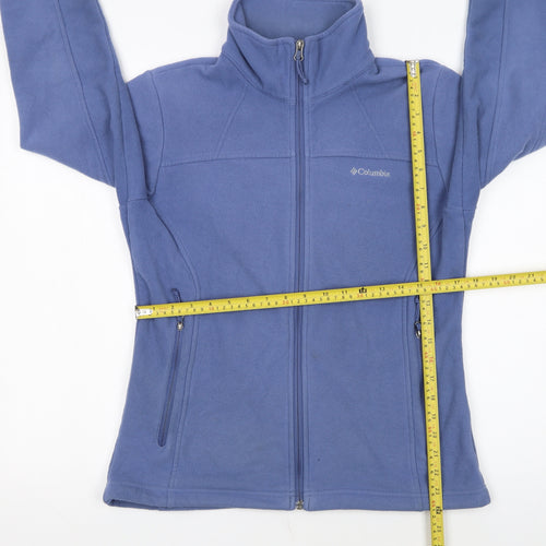 Columbia Men's Blue Fleece Full Zip Jacket Size M Outdoor Hiking