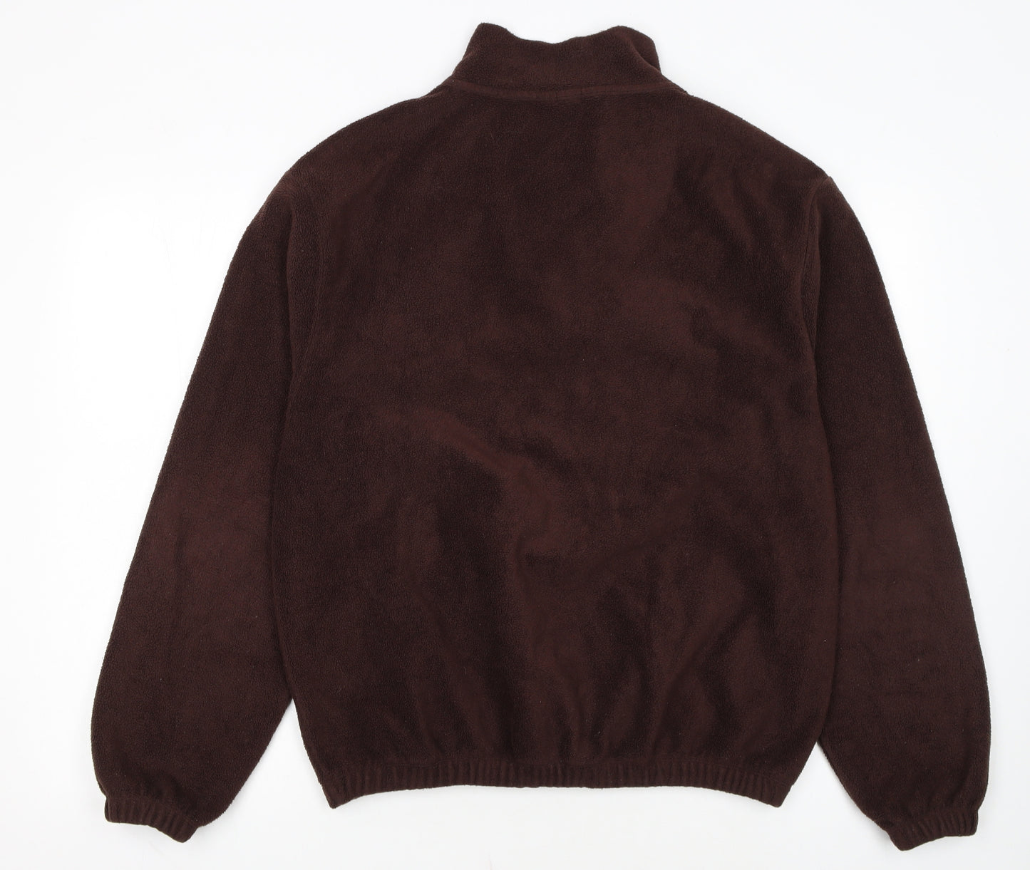 BDG Jeans Urban Outfitters Brown Fleece 1/4 Zip Sweatshirt Small Womens