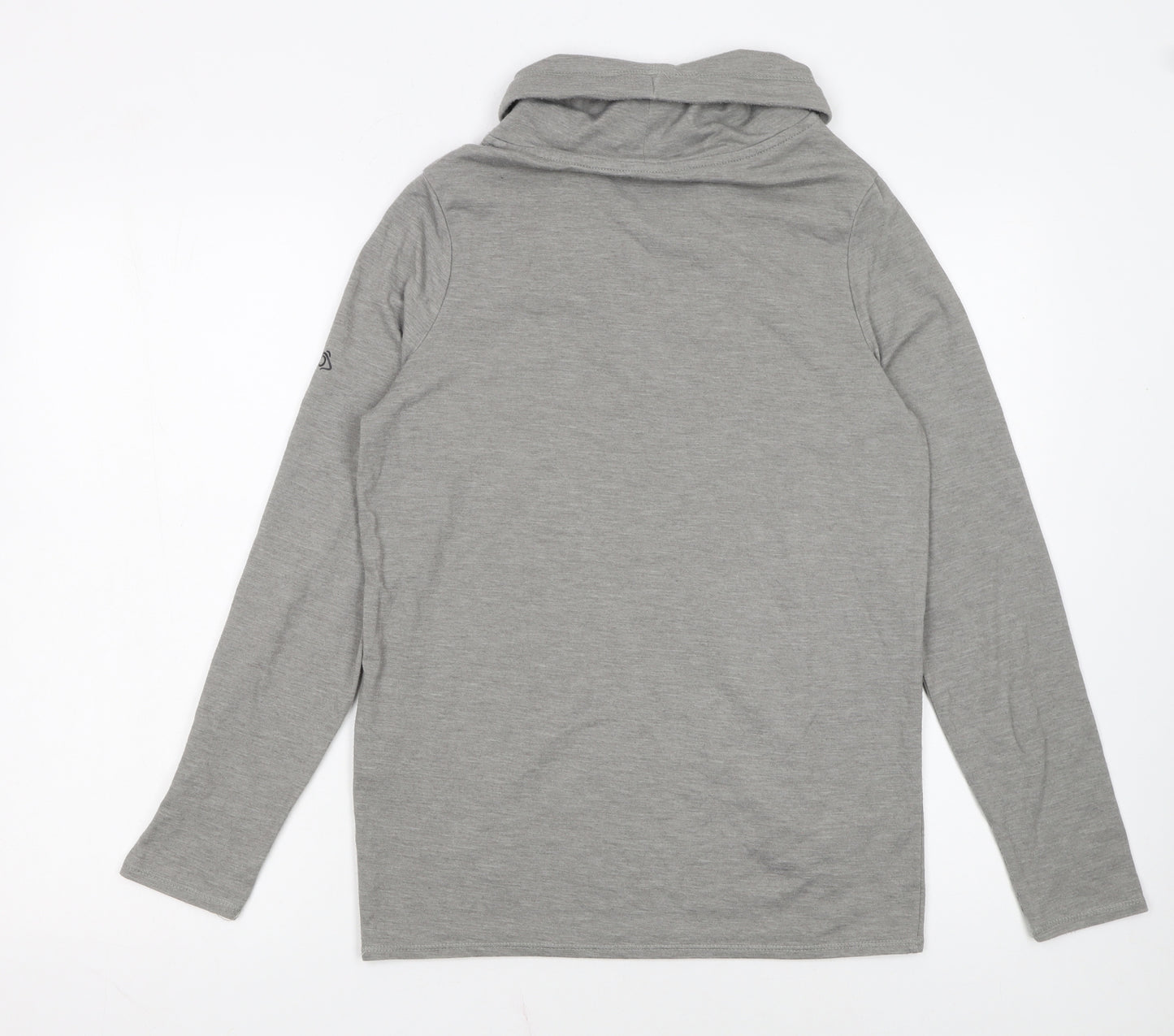 Craghoppers Women’s Grey Pullover Hoodie UK 6 Long Sleeve Lightweight