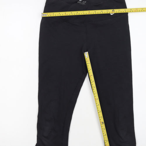 Nike Women's Black Dri-Fit Capri Leggings Size S