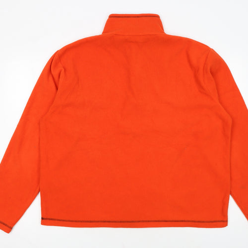 Regatta Mens Orange Fleece Sweatshirt XL Half Zip Outdoor Pullover