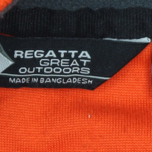 Regatta Mens Orange Fleece Sweatshirt XL Half Zip Outdoor Pullover