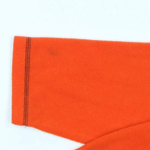 Regatta Mens Orange Fleece Sweatshirt XL Half Zip Outdoor Pullover
