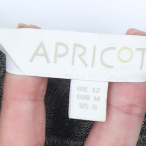 Apricot Women’s Grey Relaxed Fit Jersey T-Shirt UK 12