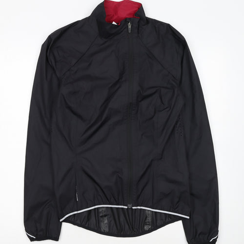 Decathlon Women's Black XS Windbreaker Waterproof Cycling Jacket