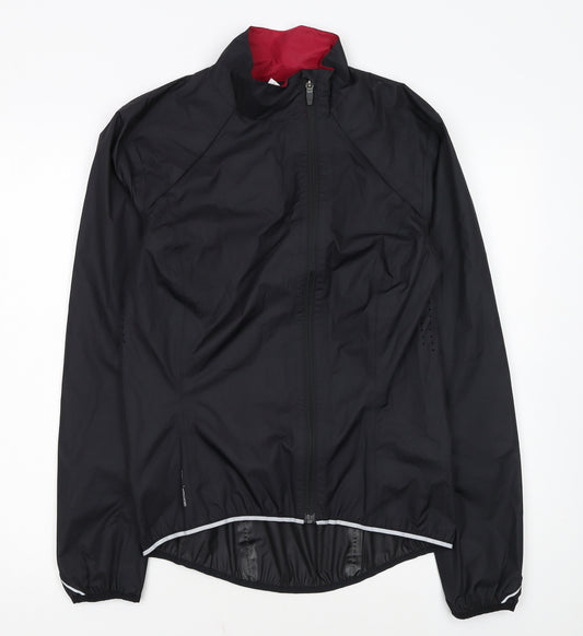 Decathlon Women's Black XS Windbreaker Waterproof Cycling Jacket