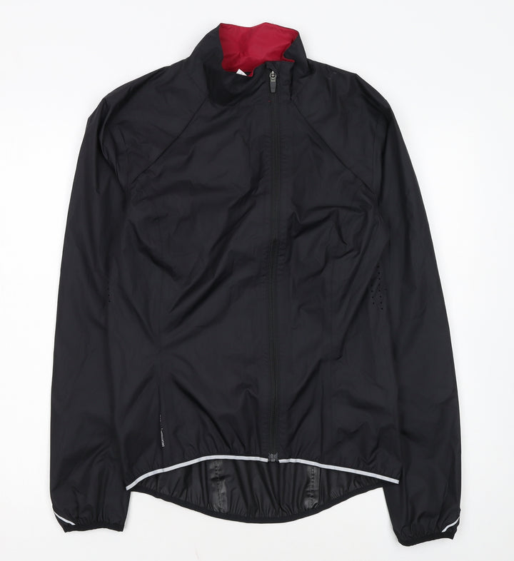 Decathlon Women's Black XS Windbreaker Waterproof Cycling Jacket